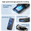 Blueendless USB4 40 Gbps M.2 NVMe SSD com Ventilador de Resfriamento PCIe 4.0 Solid State Drive Case para  4/3 2