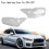 Front Headlamp Lens Cover Headlight Mask for  Q50 2014-2021 Left 5