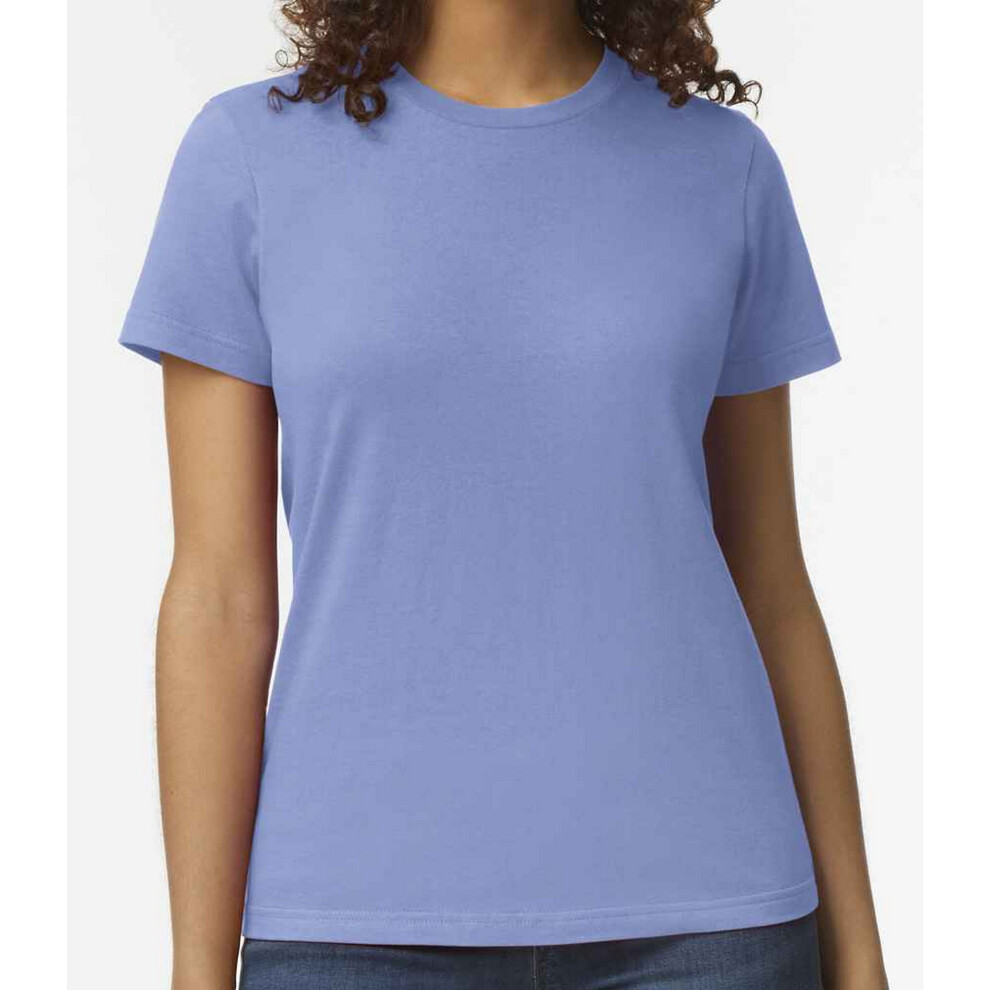 Gildan (Xl, Violet) Womens/Ladies Soft Midweight T-Shirt