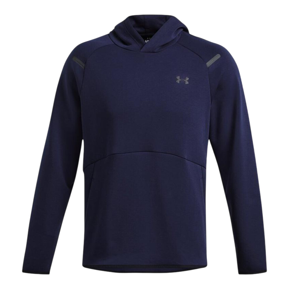Under Armour (Xl, Navy Blue) Mens Essential Fleece Raglan Hoodie