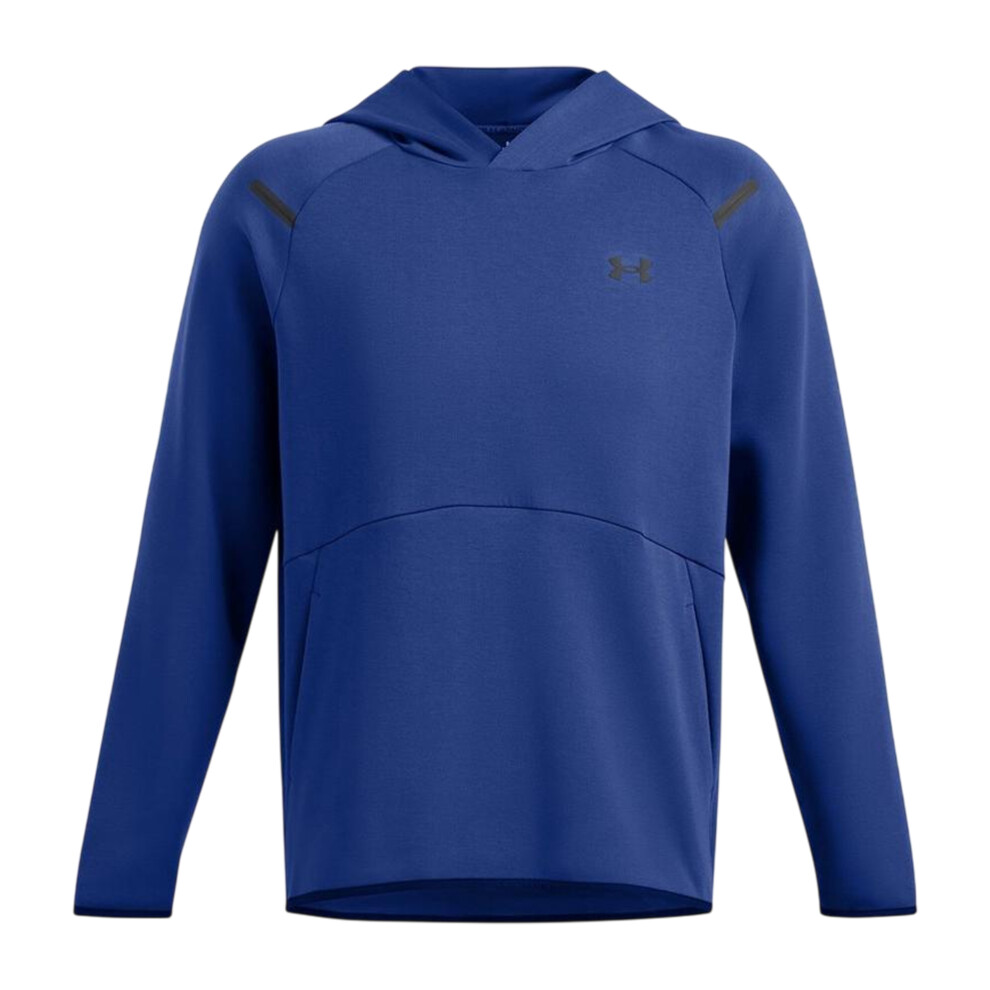 Under Armour (L, Blue) Mens Essential Fleece Raglan Hoodie