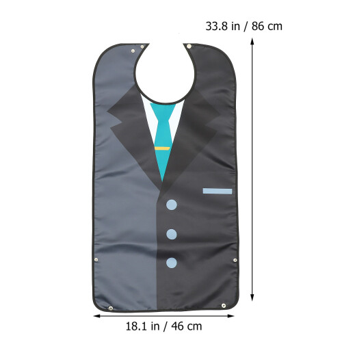 2St Assortiment Waterdichte Volwassen Eetslabbes Polyester Mealtimes 1