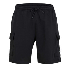 (S, Black) Timberland Mens Woven Cargo Shorts
