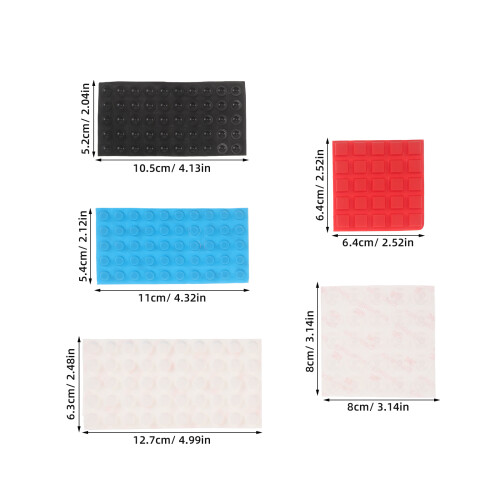 5Feuilles Points Braille Relevés Silicone Pour Aide À Basse 1