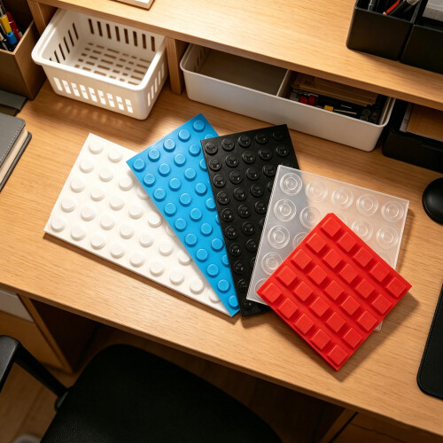 5Feuilles Points Braille Relevés Silicone Pour Aide À Basse 2