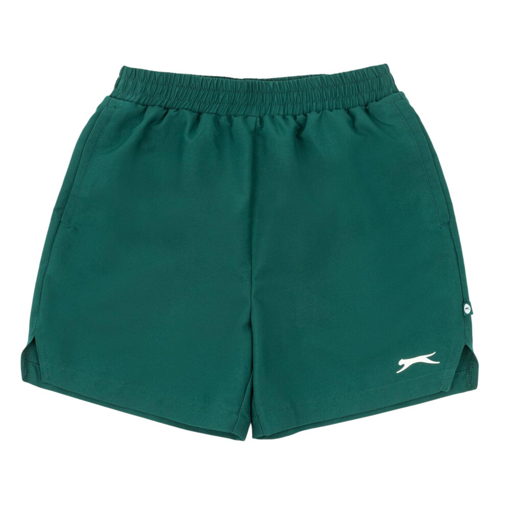 Slazenger (13 Years, Forest Green) Childrens/Kids Court Tennis Shorts