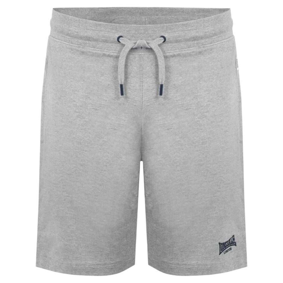 Lonsdale (Xxl, Light Heather Marl) Mens Jersey Lounge Shorts