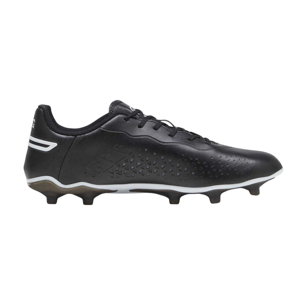 Puma (10.5 Uk, Black/White) Mens King Match Synthetic Leather Firm Ground Football Boots