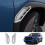 Car Side Wing Air Flow Intake Cover Side  Trim Frame for  Forester 2025 Silver 1