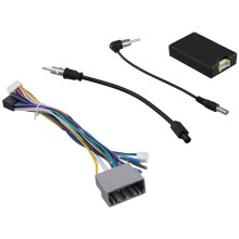 16 Pin Car Android Stereo Wiring Harness Adapter Protocol Box CAN Bus Decoder for 300C Grand Cherokee