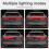 Universal Car Carbon Fiber Tail Light Bar LED Multi-Function Streamer Turn Tail Light Modified High-Mounted Brake Light 2