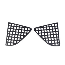For Compass 2007-2016 Rear Triangle Window Decoration Cover Trim Exterior Accessories Aluminum Alloy