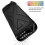 TPU Protective Shell for  2 Handheld Game Console Case Shockproof Back Cover with Kickstand Game Accessories Black 2