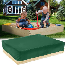 Lona Funda para Arenero Impermeable 150x150x20 cm Oxford 210D — cubierta arenero, cobertor jardín, protección animales
