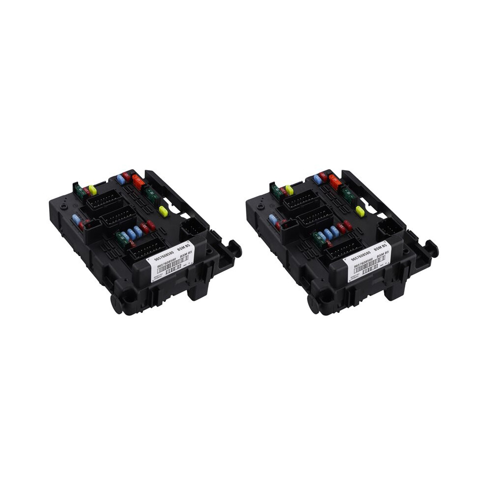 2X 6500Y1 Bsm B2 Fuse Box Assembly For 307 406 807 206 C3 C5 C8 Xsara 1999-2012 9650664180 9657608880 6032575142186