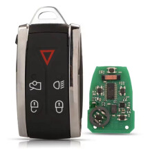 Car Remote Key 5Buttons Car Key 433MHZ FSK ID46 Chip KR55WK49244 for XF XK XKR 2007-2012