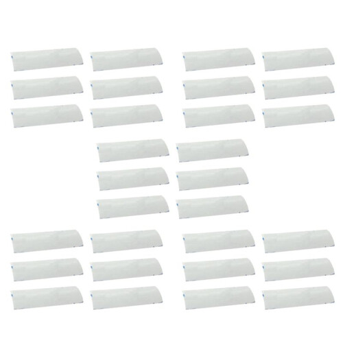 30 Sets Horizontal Blinds Replacement Slats, White Horizontal Blind Repair Tabs, White Blind Fixers for Horizontal 1