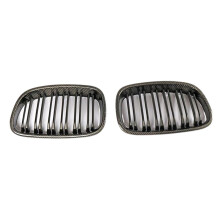 For 1-Series F20 F21 125i 118i 116I 125B 2011-2014 Front Bumper Kidney Grille Hood Grills ABS Carbon Fiber