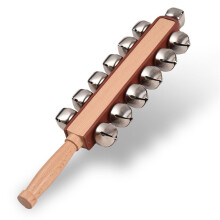 Handbelletjes, Handsleebelletjes, Houten Rammelaars, Rinkelbelletjes met Stokjes, Muzikale Percussie-Instrumenten, Belletjes Als Feestartikel