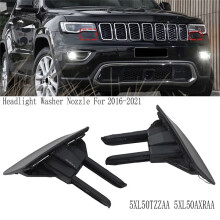 Left & Right Headlight Lamp Washer Cover Headlight Washer Nozzle for Grand Cherokee 2016-2021 5XL50TZZAA 5XL50AXRAA
