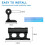 2X Versatile Front Fork Mount Block,Quick Release Thru Axle Road Bicycle Bracket Adapters for Truck/Trailer/Bikes Racks 7