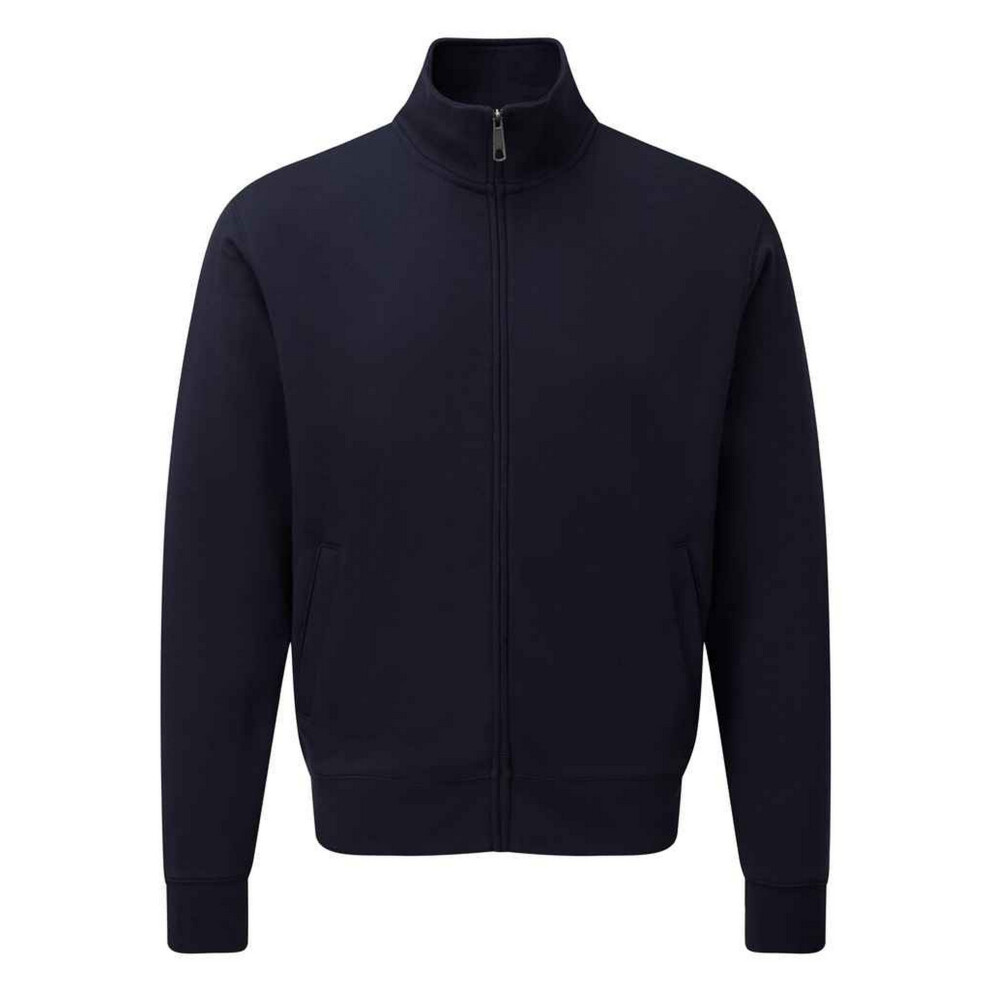 Russell (4Xl, French Navy) Mens Authentic Sweat Jacket