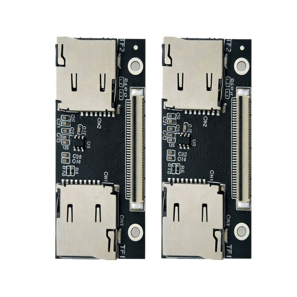 Photos - Card Reader / USB Hub 2 Pcs Expansion Network Interface Card Hard Drive Adapter TF Card Adapters in-Vehicle NAS Systems-Not with IPods