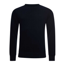 (XL, Eclipse Blue) Superdry Mens Embroidered Logo Crew Neck Regular Sweatshirt