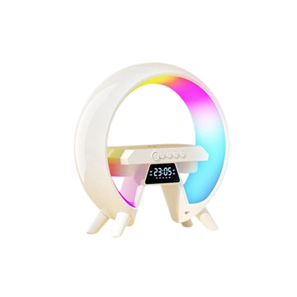Wireless Charging Speaker Ambient Alarm Clock Multifunctional Gift Light 6034187805992