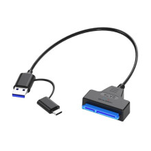 USB 3-Kabel Naar USB 3.0-Adapter Tot 6 Gbps Ondersteuning 2,5 Inch Externe SSD HDD-Harde Schijf 22-Pins III A25 2.0