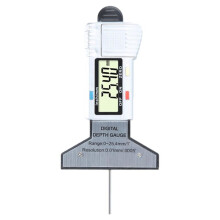 Digital Tire Tread Depth Meter-Tread Depth Detector-Digital Tire Depth Gauge LCD Display-Digital 0.25.4mm Range