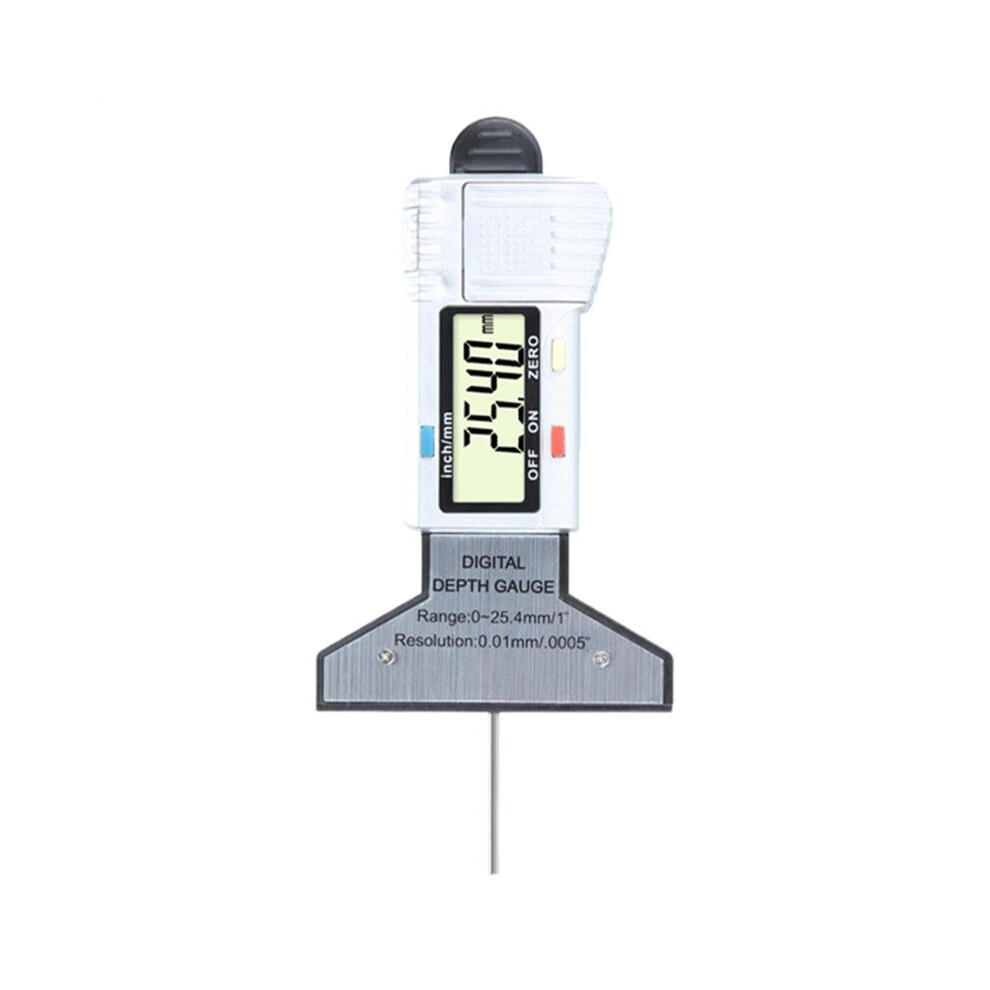 Digital Tire Tread Depth Meter-Tread Depth Detector-Digital Tire Depth Gauge Lcd Display-Digital 0.25.4Mm Range 4711546529264