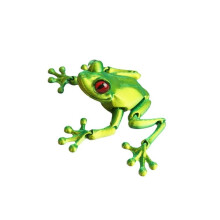 3D Printed Simulated Frog Movable Animal Figurines Toys 3D Printed Toys Home Decor Desktop Ornament for Gifts A