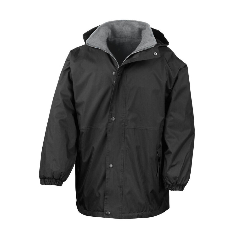 Result (L, Black/Grey) Mens Reversible Stormdri 4,000 Waterproof Windproof Anti Pilling Fleece Jacket