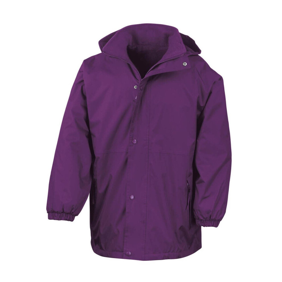 Result (Xl, Purple) Mens Reversible Stormdri 4,000 Waterproof Windproof Anti Pilling Fleece Jacket