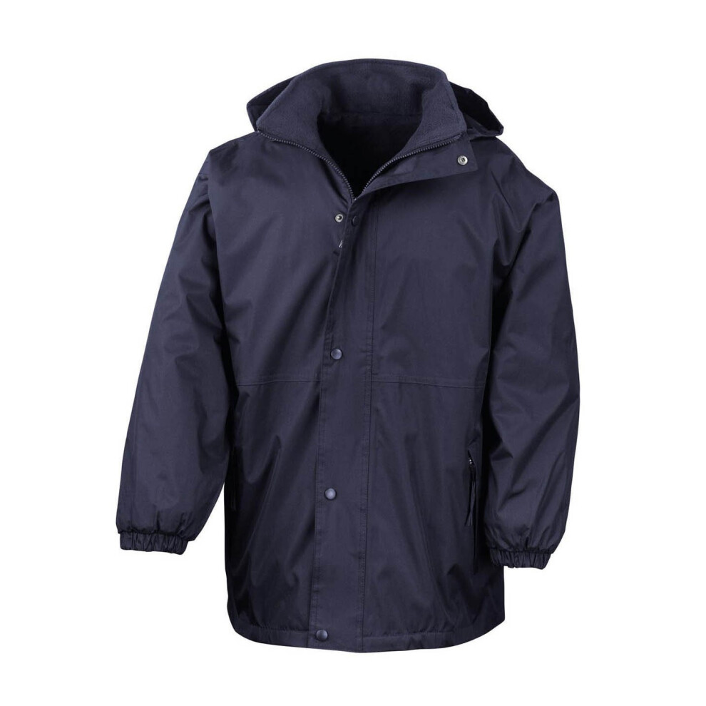 Result (S, Navy/Navy) Mens Reversible Stormdri 4,000 Waterproof Windproof Anti Pilling Fleece Jacket