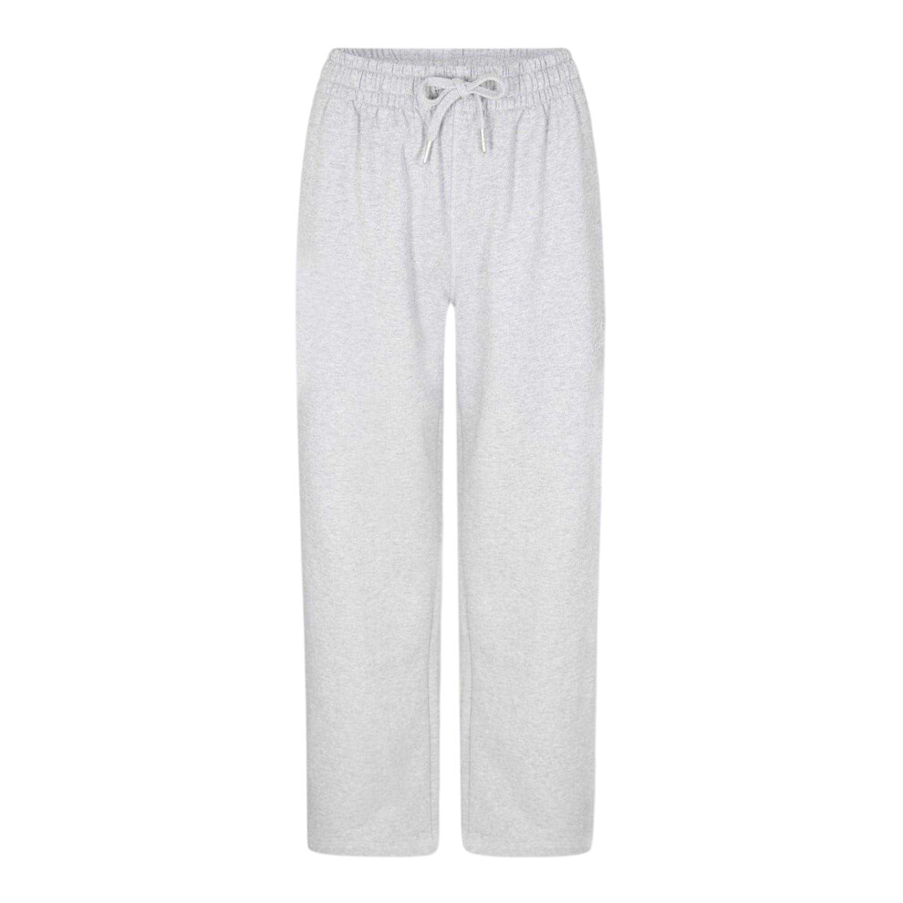 Kangol (12 Uk, Grey) Womens/Ladies Cotton Blend Wide Leg Joggers