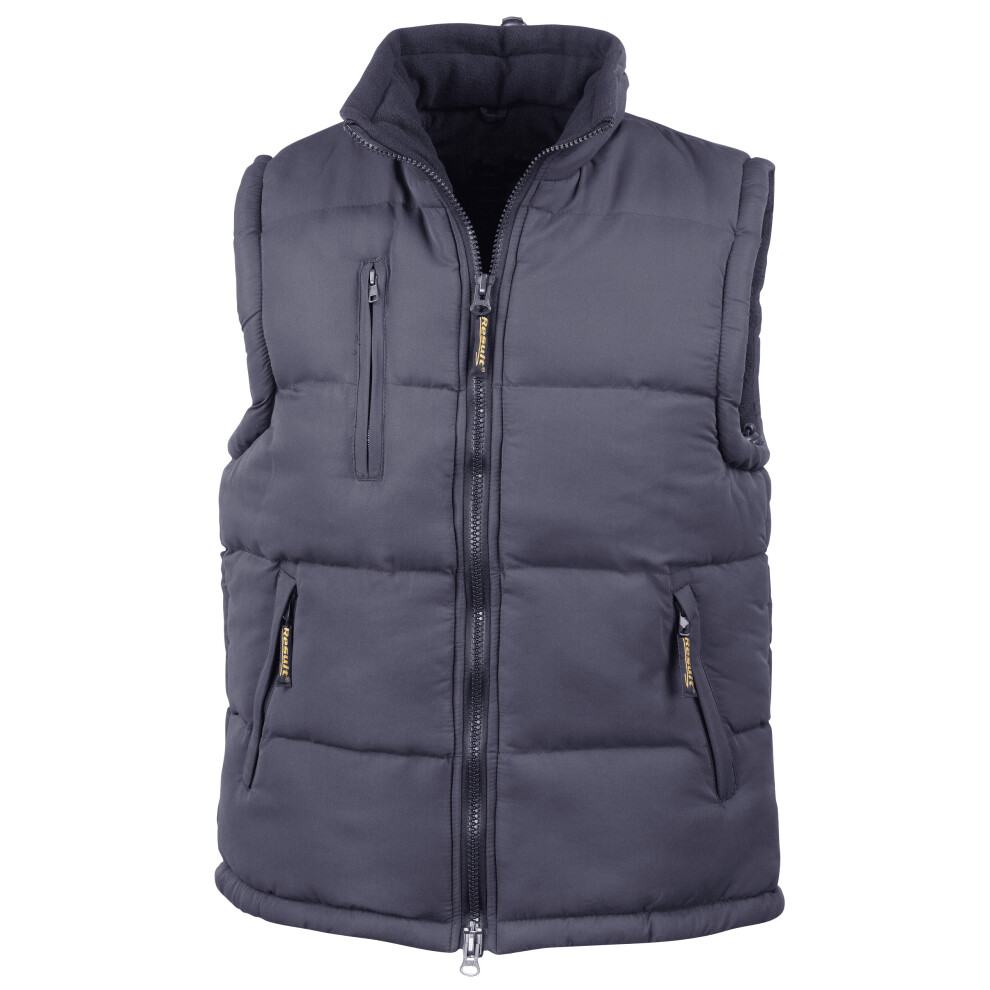 Result (3Xl, Navy Blue) Mens Ultra Padded Bodywarmer Water Repellent Windproof Jacket