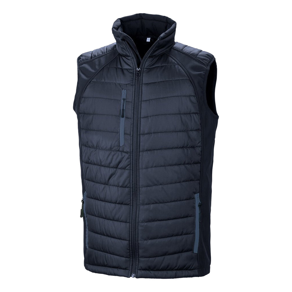 Result (Xxl, Navy) Unisex Adult Compass Softshell Gilet