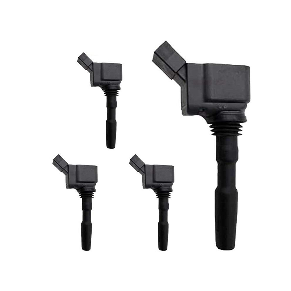 4Pcs Ignition Coil 06J905110c 0040102701 For A3 A4 A6 A7 A8 Beetle Black 4713643319595