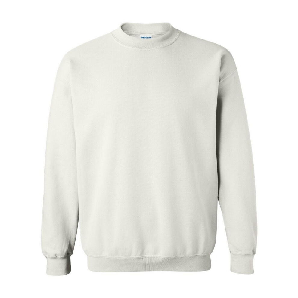 Gildan (3Xl, White) Heavy Blend Unisex Adult Crewneck Sweatshirt