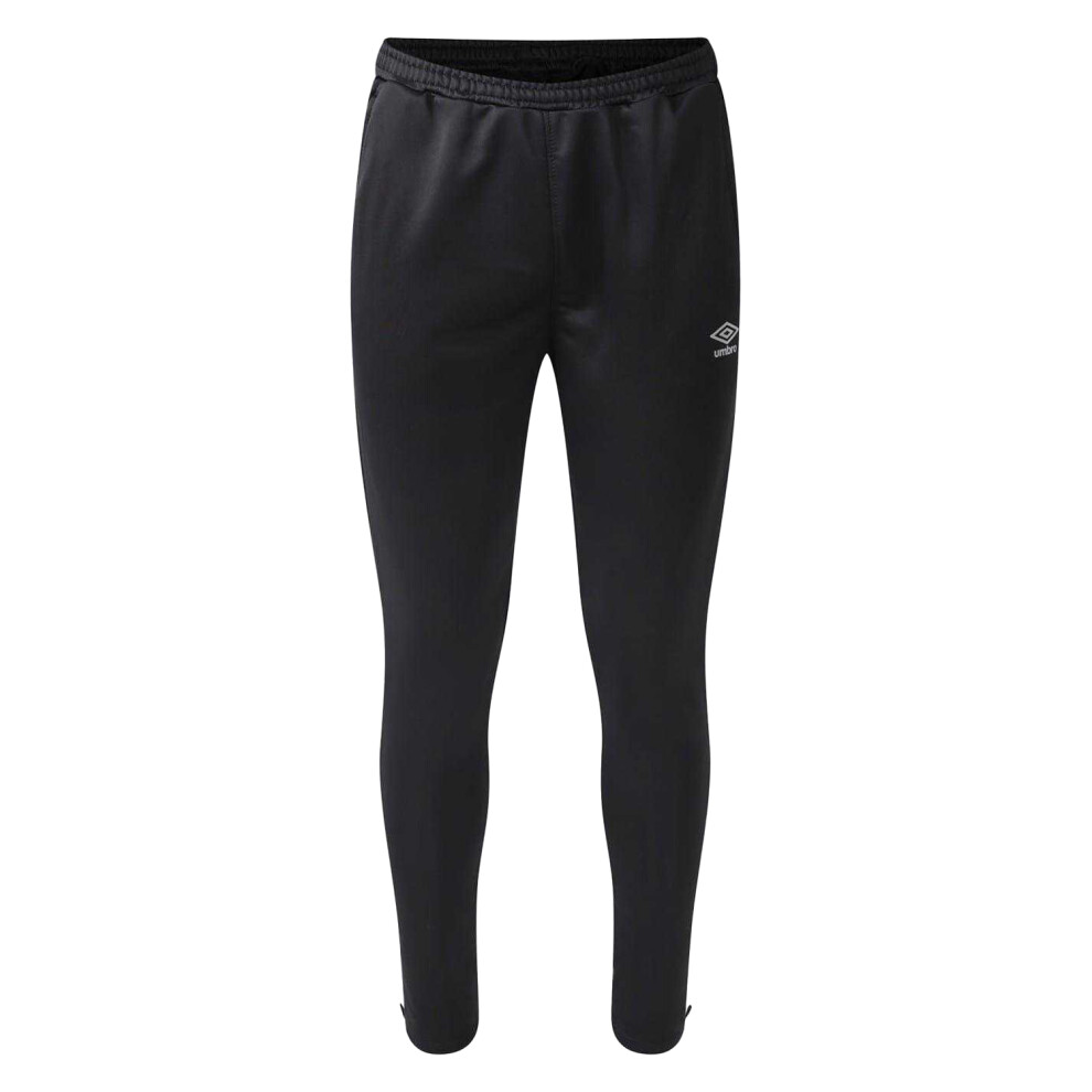Umbro (S, Black) Mens Active Slim Running Tracksuit Bottoms