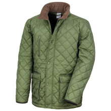 (XL, Olive) Result Mens Cheltenham Gold Fleece Lined Jacket (Water Repellent & Windproof)