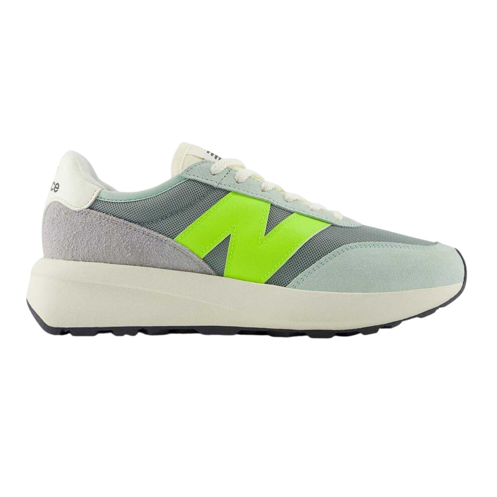 New Balance (7 Uk, Grey/Blue/Lime) Unisex Adult 237 N Mesh Trainers