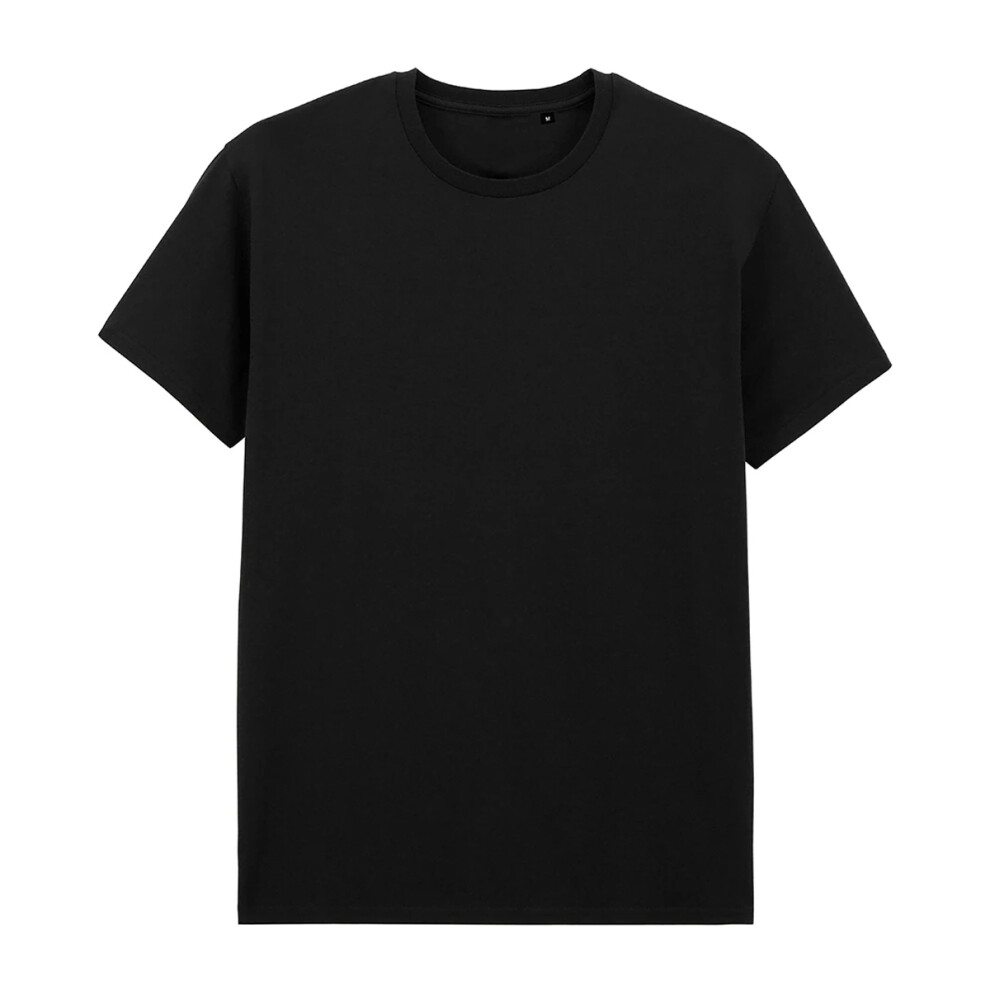 Gildan (M, Black) Mens Cotton T-Shirt