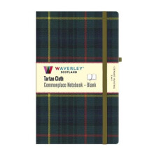 Stewart Hunting Tartan Blank Hardback Notebook Large 21cm x 13cm by Wa
