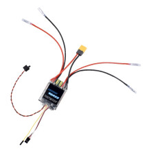 40AX2 Dual Way Bidirectional Brushed Electric Speed Controller Mixed Control ESC 7-25V for RC Tank/Speed Boat XT60