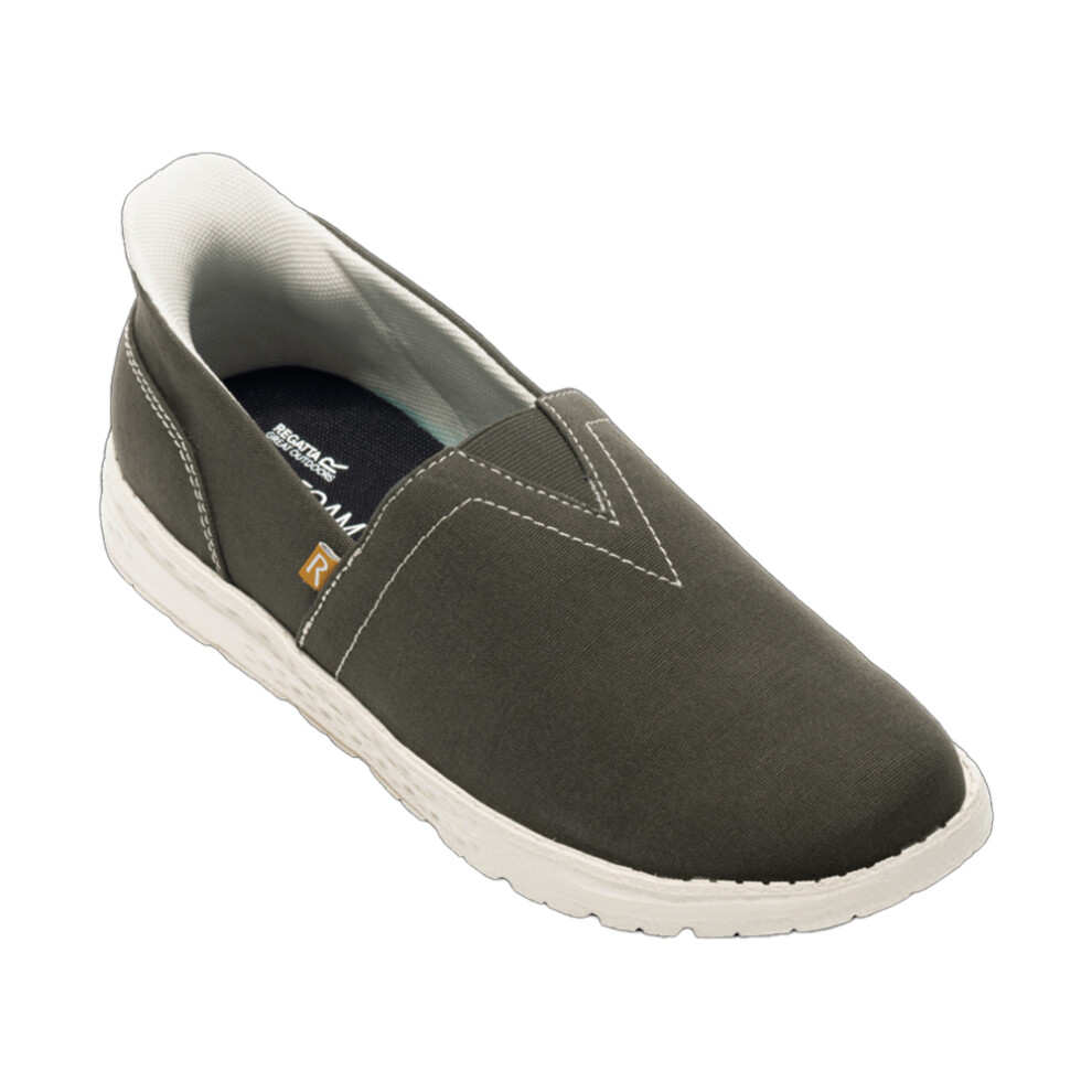 Regatta (9 Uk, Dark Khaki) Mens Salcombe Trainers