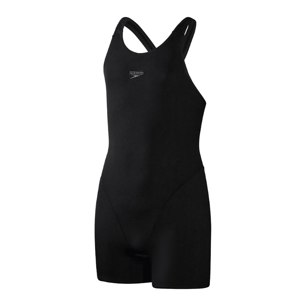 Speedo (5-6 Years, Black) Girls Eco Endurance+ Legsuit