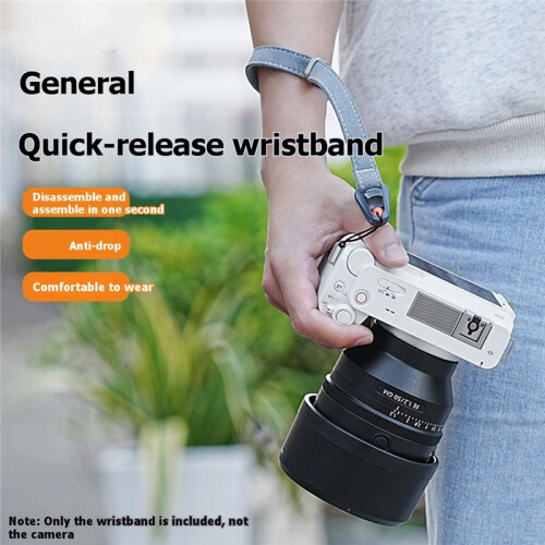 Quick-Release Interface Camera Wrist Strap, Adjustable Hand Strap Camera Accessories Anti-Loss Wrist Strap B